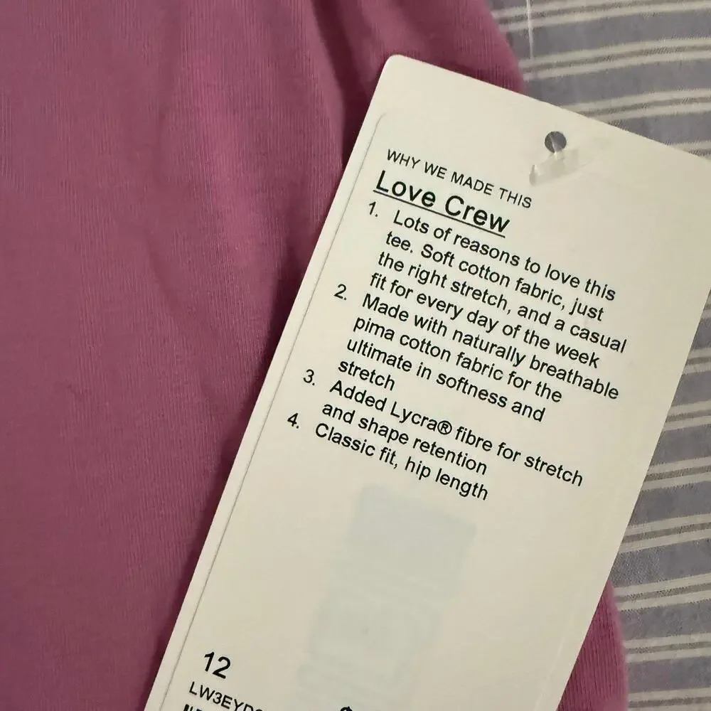 Lululemon Athletica Love Crew Shirt [COPY]